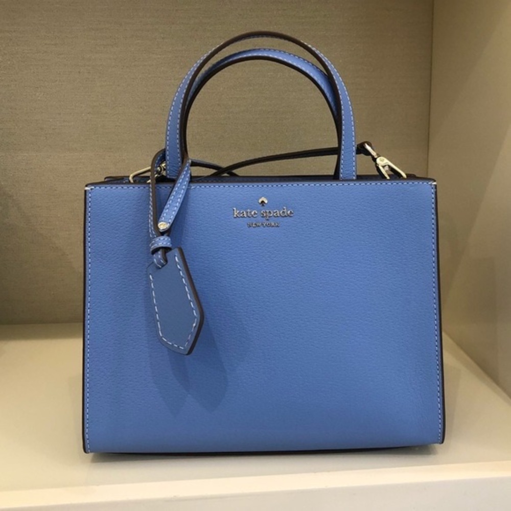 Kate Spade blue Thompson street large sam satchel